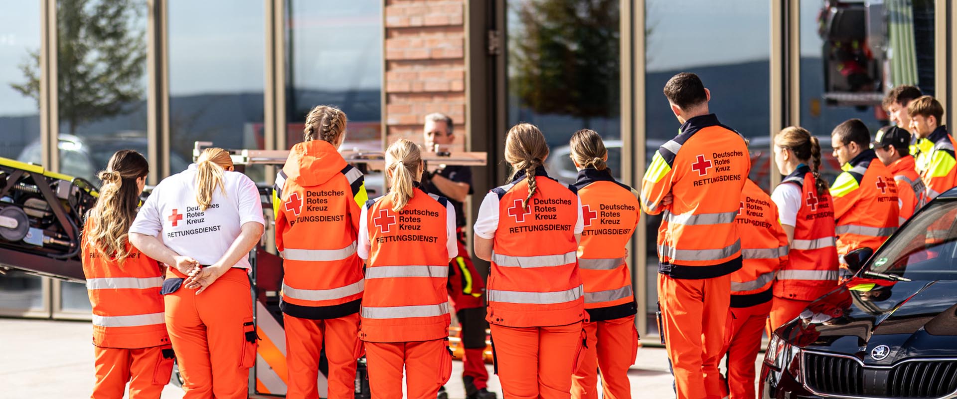 Auszubildende im Rettungsdienst